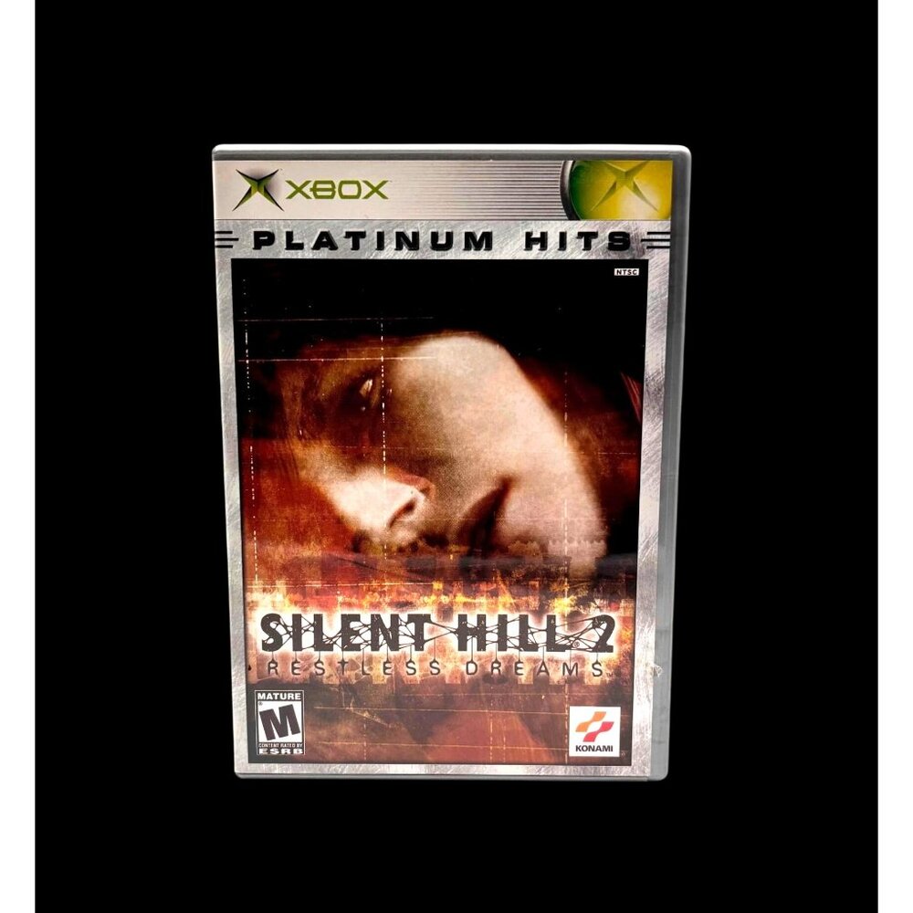 Silent Hill 2 Restless Dreams Xbox Platinum Hits Game Complete M-Rated Konami